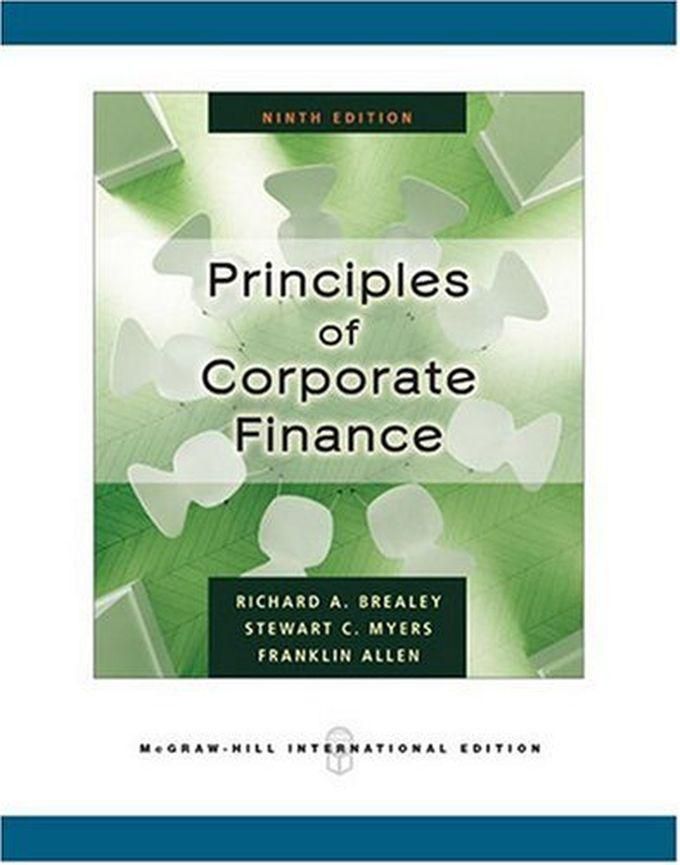 Mcgraw Hill Principles Of Corporate Finance ,Ed. :9
