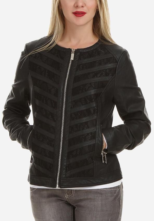 Ravin Textured Jacket – Black