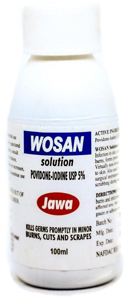 Wosan Solution – Povidone-Iodide Solution, 100ml