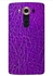 Stylizedd LG V10 Premium Slim Snap case cover Matte Finish - Purple Leather
