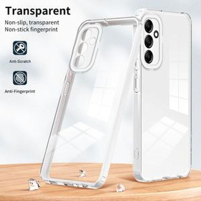 Samsung Galaxy A24 4G Case ,Transparent Hybrid Impact Defender Hard PC Bumper And Soft TPU Shell With Detachable Camera Protection Case For Samsung Galaxy A24 4G