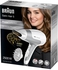 Braun - HD585 Satin Hair 5 Hair Dryer 2500W - White- Babystore.ae