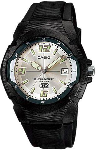 Casio Enticer Men's Silver Dial Resin Band Watch - MW-600F-7AVDF