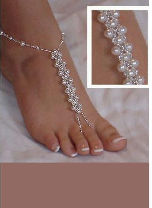 The Bride's Anklet Of Pearls Mallorca Is A Wonderful Design