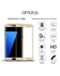 Generic AMORUS Plated Tempered Glass Screen Protector Complete Covering for Samsung Galaxy S7 Edge G935 - Gold