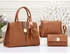Fashion 3 in 1 Elegant Handbag Set - High Quality pu Leather Women Handbag