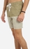 Quiksilver Striped Shorts - Olive & White