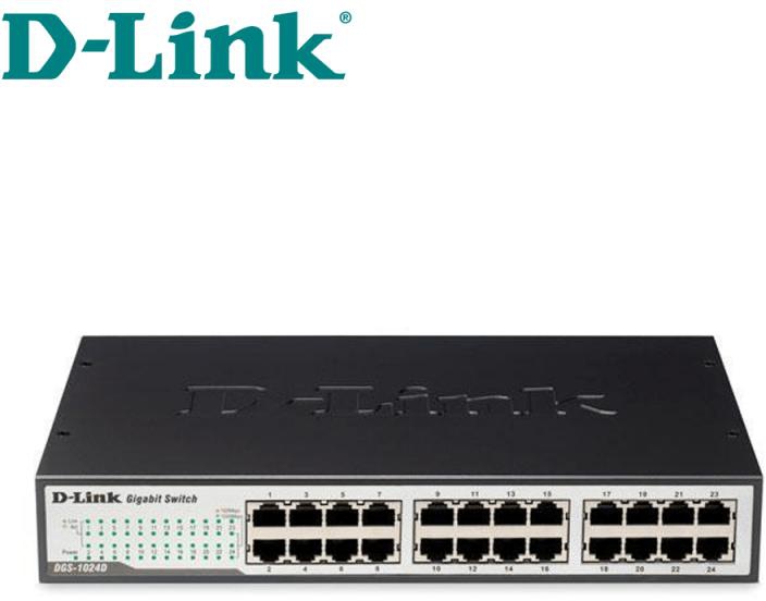 D-Link 24-Port Gigabit Switch – (DGS-1024D)