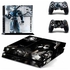 3-Piece Skin Sticker Cover For PS4 And 2 Controller Set , Mortal Kombat X