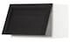 METOD Wall cabinet horizontal w push-open, white/Voxtorp high-gloss/white, 60x40 cm - IKEA