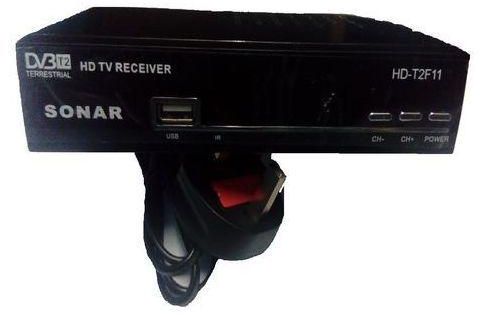 Sonar Digital Decorder. Free To Air. No Monthly Charges. Full HD 1080P With Usb - Black