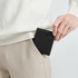 RAHALA RA104 Genuine Leather Multiple Card Slots Casual Bifold Wallet Black