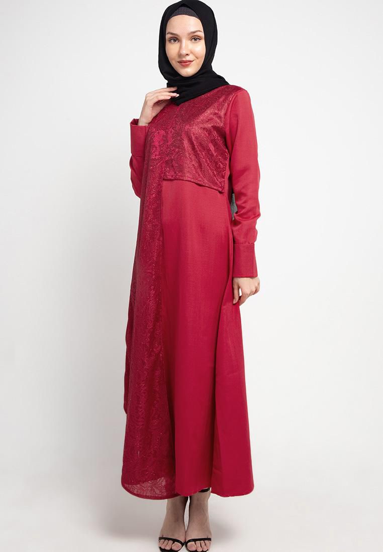 Gobindpal Azzar Jini Maxi Dress - 4 Sizes (Red)