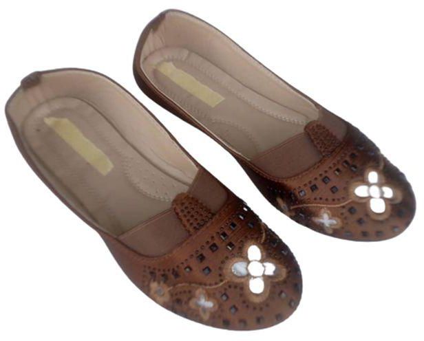 Brown Flat Shoe For Ladies