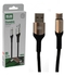 Earldom Ec-107C Fast Charging Cable Type C For Mobile Phones - Black