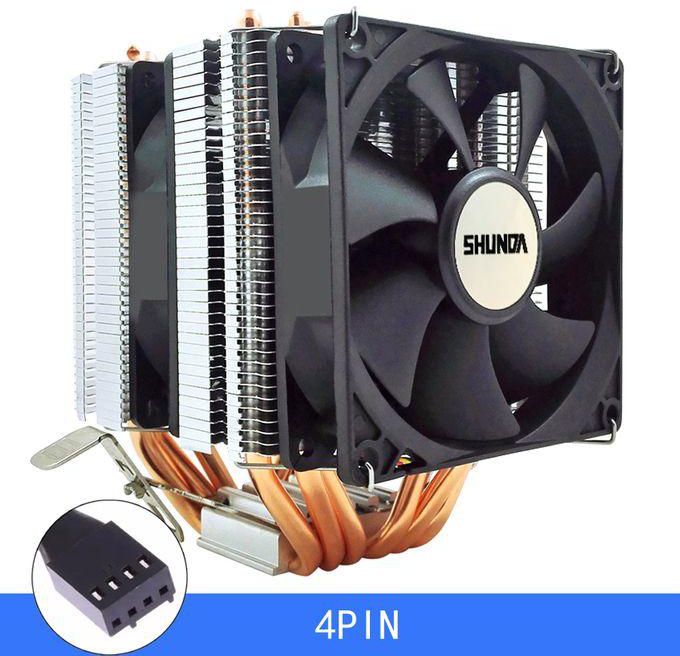 Cpu Cooler 2011 For Intel AMD 6 Heat Pipes Processor Cooler Cpu Heat SinkHurrican Cpu Cooling Fan Pc Fan Computer Cooler 2 FAN 4 PIN