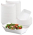 RAYA Paper Food Boats Disposable Tray Eco Friendly White Paper Food Trays Serving Boats for Nachos, Tacos, French Fries Pack of 25 NO.3