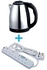 Electric Kettle 2L Plus Free 4 Way Extension