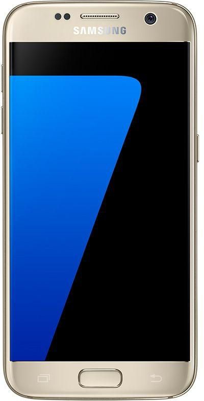 Samsung موبايل Galaxy S7 - 5.1 بوصة - 32 جيجا بايت - ذهبى