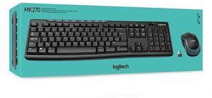Logitech MK270 - Wireless Keyboard and Mouse - Black