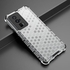 Xiaomi Redmi K60 Pro, Shockproof, Durable And Anti-Slip Honeycomb Protective Pattern Cover - Black Edges Transparent Back