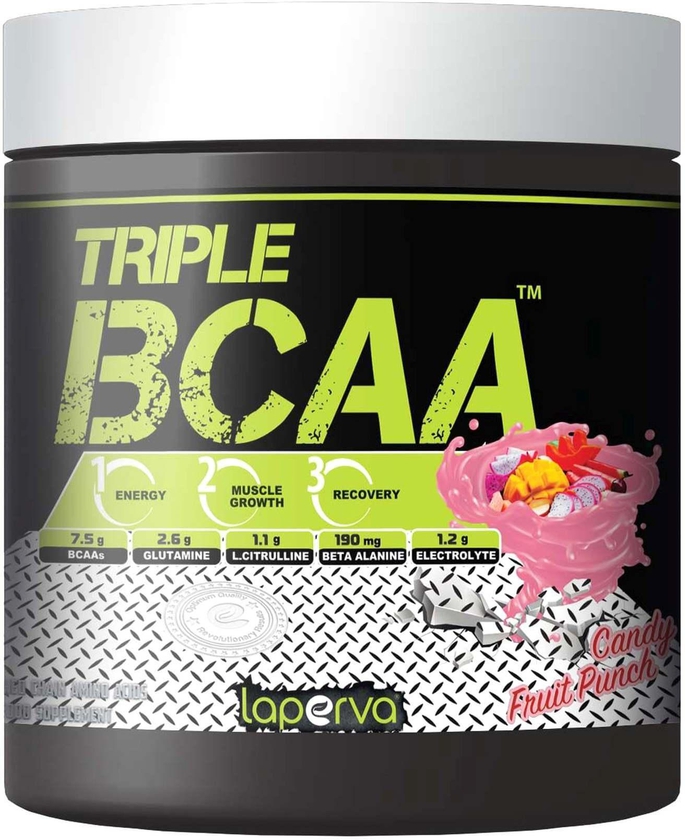 Laperva Tripple Bcaa Candy Fruit Punch Flavoured Dietary Supplement 420g