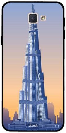 غطاء حماية واقٍ لهاتف سامسونج جالاكسي J5 برايم نمط برج خليفة