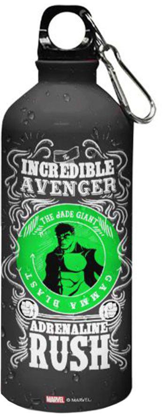 Marvel: Hulk Sipper Bottle Black 21 x 7 centimeter