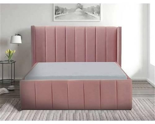 Modern Bed, 120 cm, Pink - MG-1G