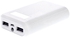 Proda Portable Dual USB Powerbank 10000mAh For Mobilephones Smartphones Cellphones (White)