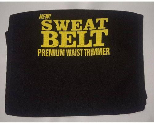 Sweat Belt Waist Trainer Slimming Tummy - Black