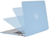 Mosiso Plastic Hard Case with Keyboard Cover with Screen Protector for MacBook Air 13 Inch ‫(Models: A1369 and A1466), Airy Blue