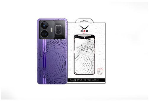 OZO Skins Ozo Ray skins Transparent Gradient Black Dots (SV519GAB) (Not For Black Phone) For Realme GT5