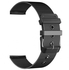 ملم 22 حلقة الفولاذ المقاوم للصدأ مع مشبك معدني - أسود - Samsung Galaxy Watch3 45- Galaxy Watch 46 - Gear S3