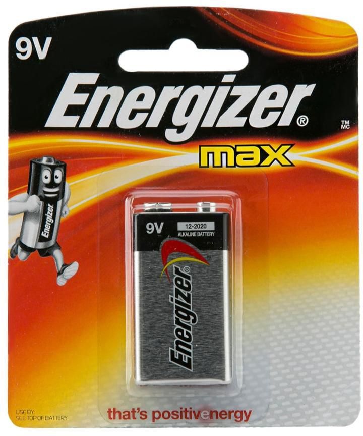 Energizer MAX Alkaline Battery (9V)