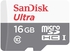 Sandisk 16GB Ultra microSD UHS-I Memory Card - Class 10 + Adapter