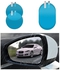 2Pcs Car Mirror Window Clear Film Car Anti-fog Sticker Car Glass Rain Proof Film Car Side Window Waterproof  Rearview Mirror Exterior Sticker Auto Accessories Anti-reflective Clear