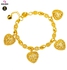GJ Jewelry Emas Korea Bracelet - Love Hollow 7.0 2460709-4