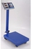 150KGS - Digital Weigh Scale - Price Weight Computing Electronic Industrial Platform Weighing Scale - Stainless Steel - Blue