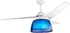 Prifix Ceiling Fan, 56 Inch, White and Blue - CFJ-562