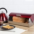 Morphy Richards Morphy Richards Acent Roll Top Bread Bin - Red