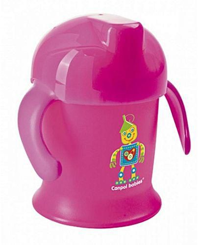 Canpol "Smiley" Haberman Non-spill Cup - 200ml - Pink