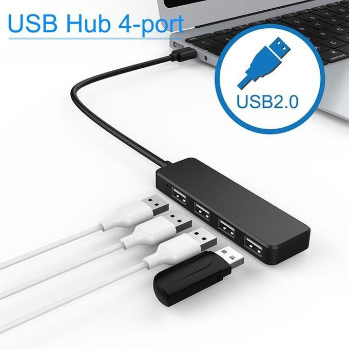 Ultra Slim Usb Hub 4-port Usb 2.0 Hub