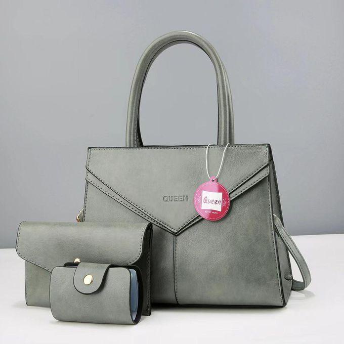 Elegant 3 In 1 Ladies Shoulder Handbag