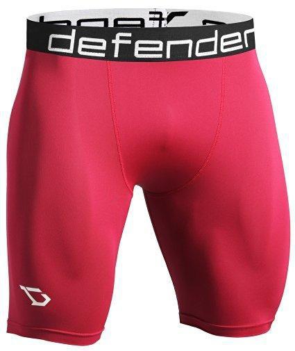 DEFENDER Red Sport Short For Men