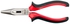 Long Nose Pliers Black/Red/Silver 8inch