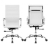 Modern Manager Chair - White (كرسي شرائح ابيض)