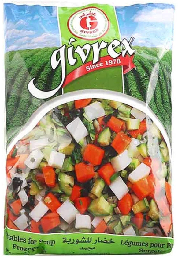 Givrex Mix Vegetables For Soup - 400 Gram