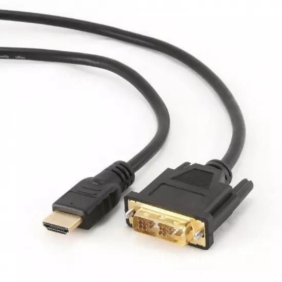 HDMI-DVI cable 0.5 m, M/M shadow, gold-plated connector. 1.3 | Gear-up.me
