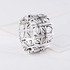 Nj Adjustable Knuckle Ring Open Rings Various Types Knuckle Ring Set For Women And Men, Silver